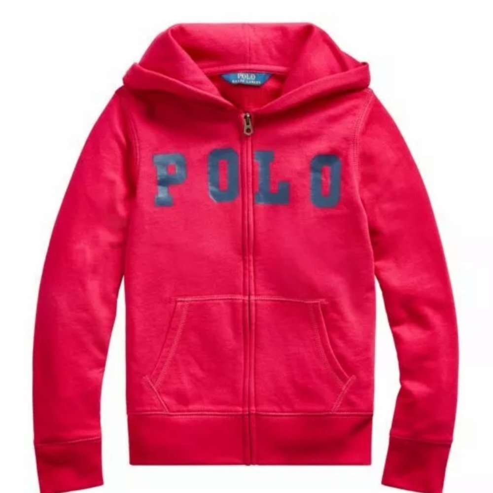 NWT RALPH LAUREN POLO SPORT PINK HOODIE XL